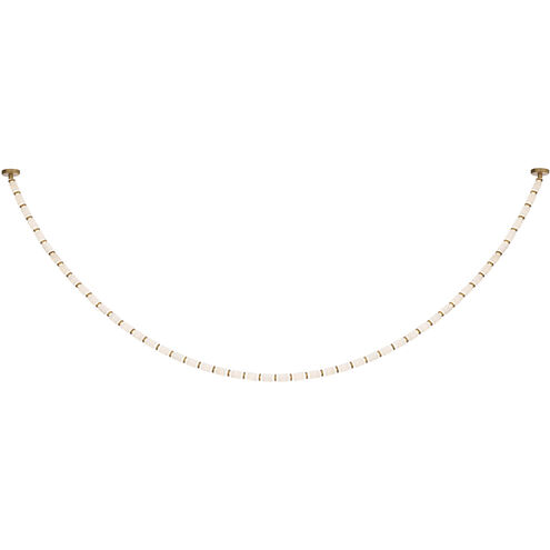 Entice 48 Light 2 inch Aged Brass Pendant Ceiling Light in 3500K