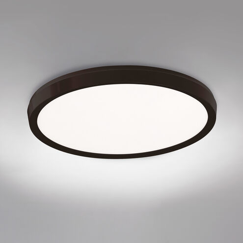 Argo LED 15 inch Black Flush Mount Ceiling Light