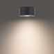 I Spy 1 Light 5 inch Black Outdoor Flush Mount in 4000K