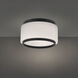 Preston LED 15.8 inch Black Indoor Ceiling Lighting in 4000K