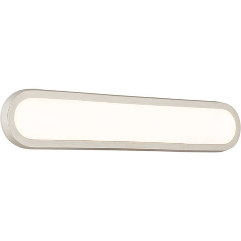 Argo LED 27 inch Brushed Nickel Bath Vanity & Wall Light in 27in.