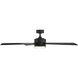 Wynd 60 inch Matte Black Downrod Ceiling Fan in 3000K, Smart Ceiling Fan