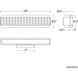 Magnate LED 19 inch Basalt Stone and Black Bath Vanity & Wall Light