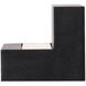 Bantam LED 4 inch Black ADA Wall Sconce Wall Light in 2700K
