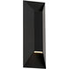 Maglev 2 Light 16 inch Black Outdoor Wall Light in 4000K