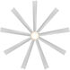 Wynd XL 72 inch Stainless Steel Downrod Ceiling Fan in 3500K