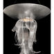 Tendril LED 26 inch Silver Leaf Indoor Hanging Lighting Ceiling Light