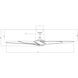 Lucid 62 inch Soft Brass and Matte Black with Matte Black Blades Downrod Ceiling Fan in 3500K, Soft Brass Matte Black