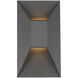 Maglev LED 6 inch Bronze Outdoor Wall Light in 3500K