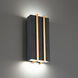 Poet LED 3 inch Black and Aged Brass ADA Wall Sconce Wall Light