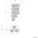 Pearla LED 11 inch Black Indoor Ceiling Lighting