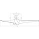 Twirl 58 inch Graphite Weathered Wood with Weathered Wood Blades Downrod Ceiling Fan in 3500K