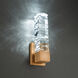Juliet Wall Sconce Wall Light in Aged Brass