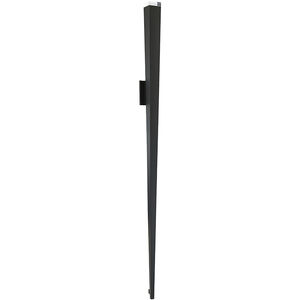 Staff LED 70 inch Black Outdoor Wall Light in 70in.