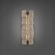 Formation LED 24 inch Beige Travertine and Black Outdoor Wall Light