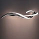 Tidal 1 Light 57 inch Black Linear Pendant Ceiling Light