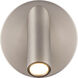 Aspire 5 inch Brushed Nickel Reading Light Portable Light
