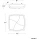 Kenji LED 11 inch Aged Brass Flush Mount Ceiling Light