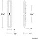 Whitt LED 3.25 inch Aged Brass ADA Wall Sconce Wall Light