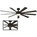 Wynd XL 72 inch Bronze Downrod Ceiling Fan in 3500K