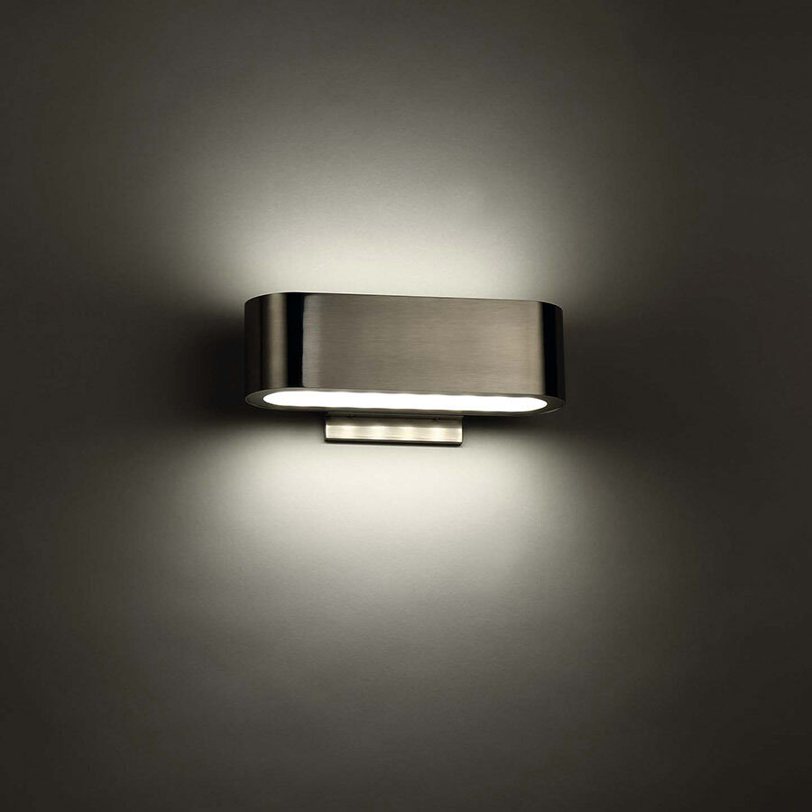 Nia LED 4 inch Brushed Nickel ADA Wall Sconce Wall Light in 3500K