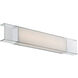 Cloud LED 28 inch Chrome Bath Vanity & Wall Light in 28in.