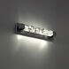 Terra 1 Light 20 inch Black Vanity Bath Light Wall Light