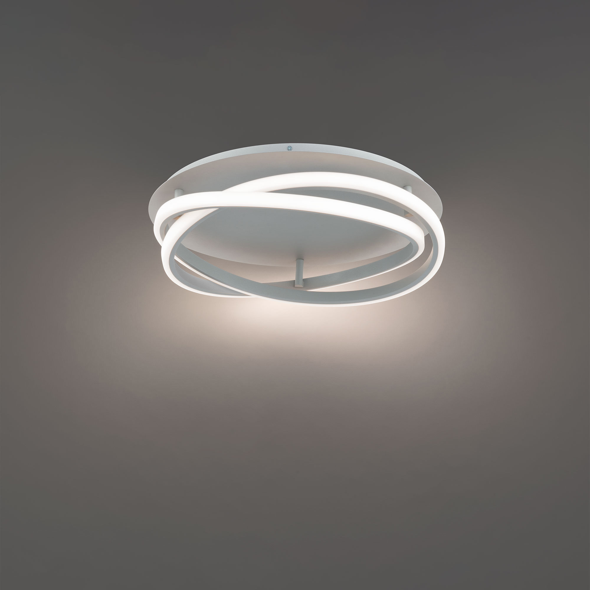 Veloce 1 Light 18 inch Titanium Flush Mount Ceiling Light