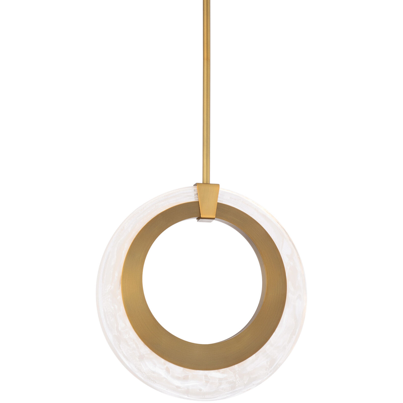 Serenity 1 Light 0.88 inch Aged Brass Mini Pendant Ceiling Light