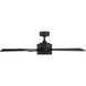 Wynd 52 inch Matte Black Downrod Ceiling Fan in 3000K, Smart Ceiling Fan