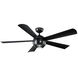Orb 62 inch Carbon Fiber Ceiling Fan in 3500K