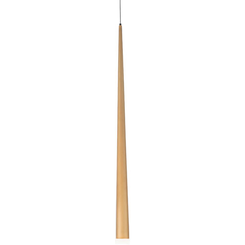 Cascade LED 26 inch Aged Brass Multi-Light Pendant Ceiling Light in 21, Round, 37in.