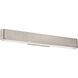 0 to 60 LED 24 inch Brushed Nickel Bath Vanity & Wall Light in 2700K, 24in.