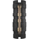 Formation LED 24 inch Basalt Stone and Black Outdoor Wall Light