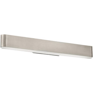 0 to 60 LED 24 inch Brushed Nickel Bath Vanity & Wall Light in 3500K, 24in.