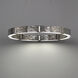 Zelda LED 29 inch Polished Nickel Chandelier Ceiling Light in 29in.