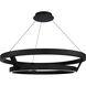 Battlestar 1 Light 28.25 inch Black Pendant Ceiling Light