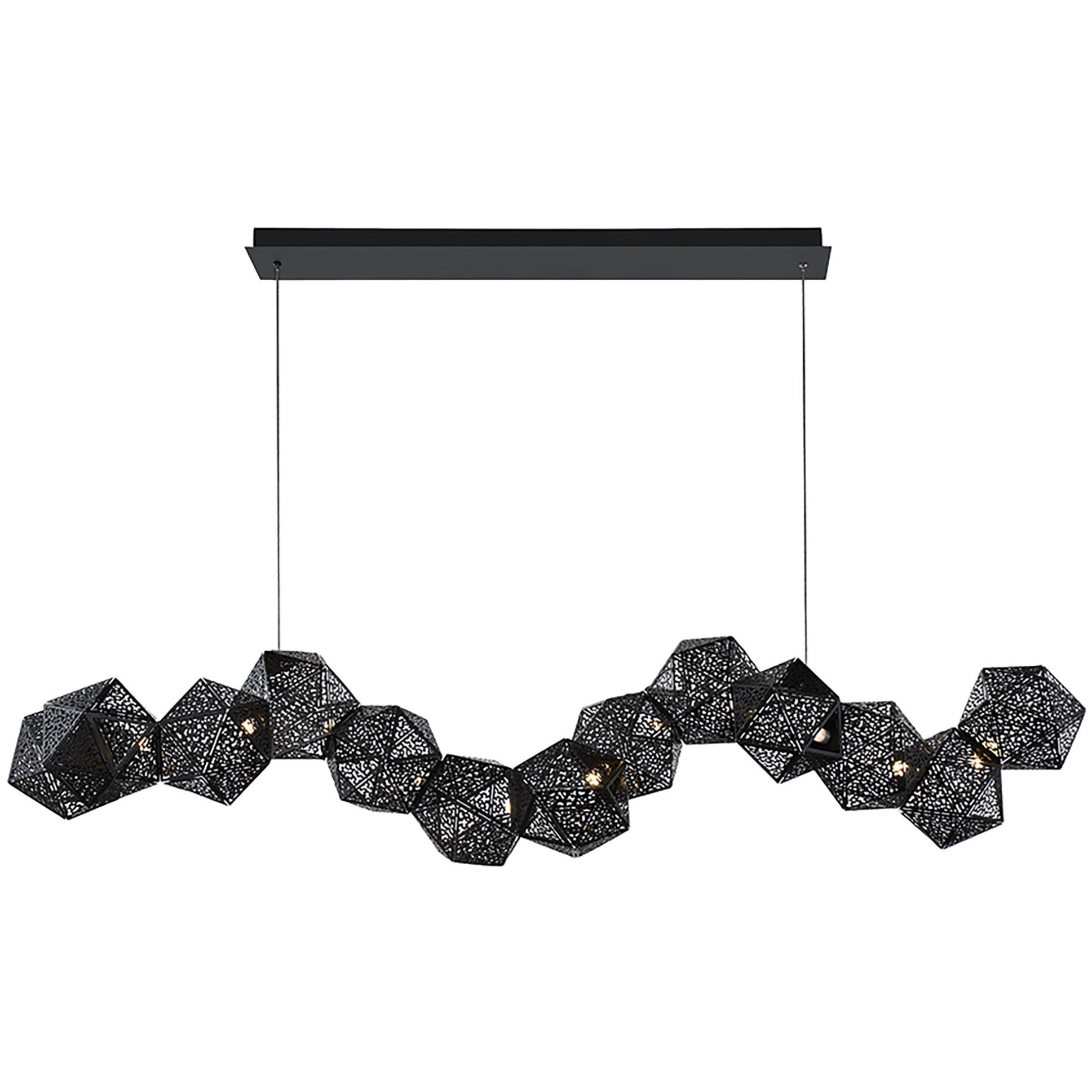 Riddle Linear Pendant Ceiling Light in 64in.