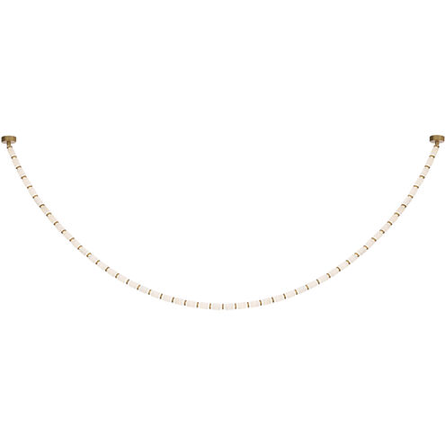 Entice 48 Light 2 inch Aged Brass Pendant Ceiling Light in 3000K