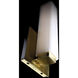 Vogue LED 3 inch Brushed Brass ADA Wall Sconce Wall Light in 2700K