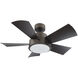 Vox 38 inch Bronze Downrod Ceiling Fan in 2700K