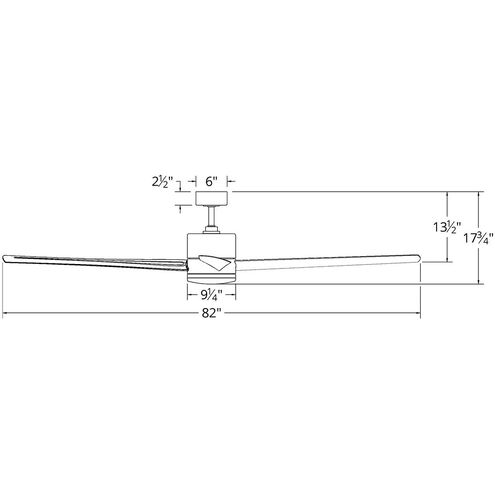 Windflower 80 inch Matte Black and Distressed Koa with Distressed Koa Blades Downrod Ceiling Fan in 2700K, Matte Black Distressed Koa