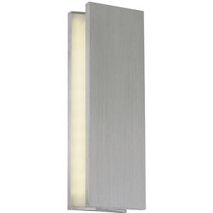 I-Beam LED 3 inch Brushed Aluminum ADA Wall Sconce Wall Light in 14in.