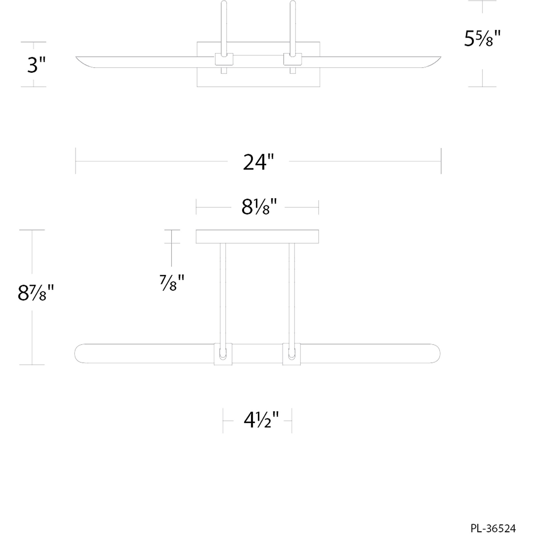 Ansel Indoor Wall Lighting in 4000K, Aged Brass