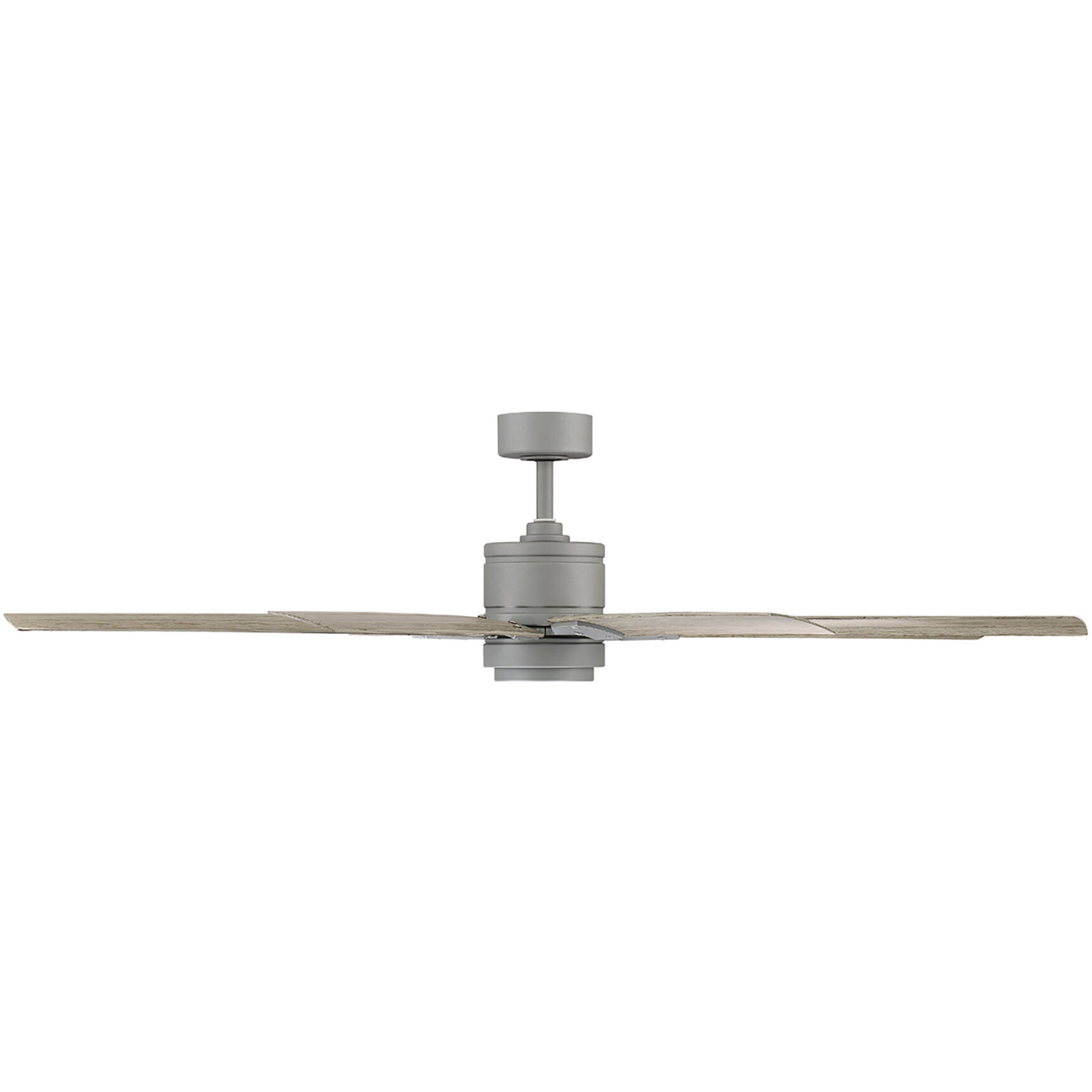 Renegade 52 inch Graphite and Weathered Wood with Weathered Wood Blades Downrod Ceiling Fan in 2700K, Graphite Weathered Wood