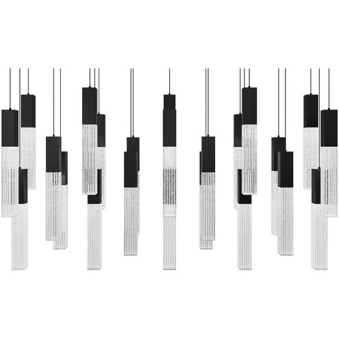 Cinema LED 12 inch Black Indoor Hanging Lighting Ceiling Light