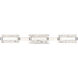 Forbes LED 27 inch Polished Nickel Bath Vanity & Wall Light in 27in.