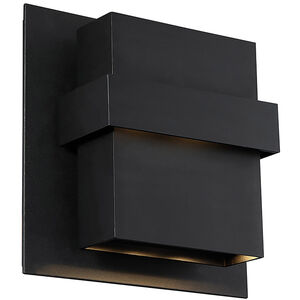 Pandora LED 11 inch Black Outdoor Wall Light in 11in.