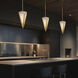 Kiernan LED 7.88 inch Aged Brass Mini-Pendant Ceiling Light
