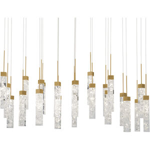Minx 23 Light 12 inch Aged Brass Multi-Light Pendant Ceiling Light